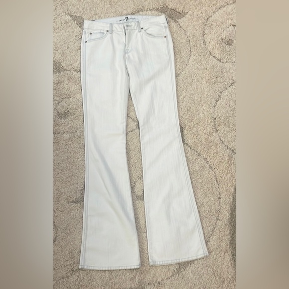 7 for All Mankind A-POCKET Flare Leg Jeans Denim NEW - Picture 8 of 11